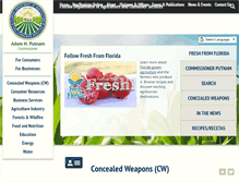 Tablet Screenshot of freshfromflorida.com